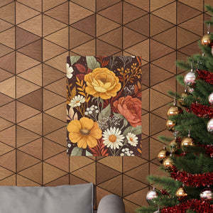 Wildflowers Pattern 026 - 18 in x 24 in Matte Poster
