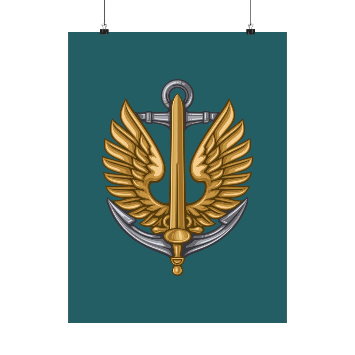 Ukrainian Marine Corps v2 - 18 in x 24 in Matte Poster