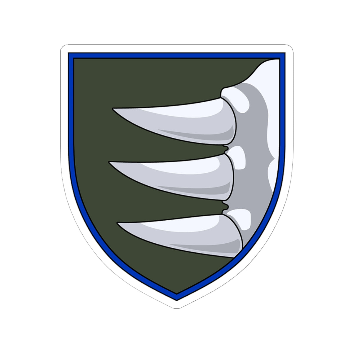 156th Mechanized Brigade (Ukraine) - 3" x 3" Kiss-Cut Sticker