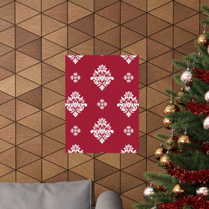 Damask Pattern 004 - 18 in x 24 in Matte Poster