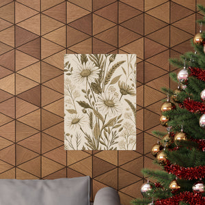 Wildflowers Pattern 011 - 18 in x 24 in Matte Poster