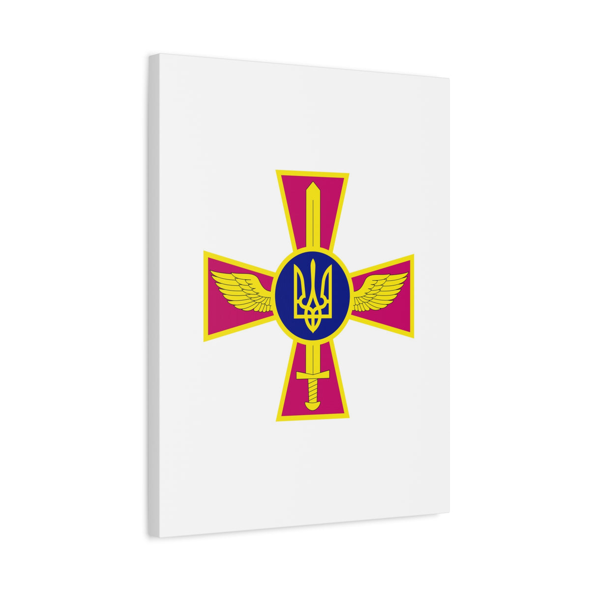 Ukrainian Air Force - 18 in x 24 in Matte Canvas, Stretched, 1.25 in