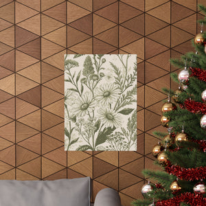 Wildflowers Pattern 158 - 18 in x 24 in Matte Poster