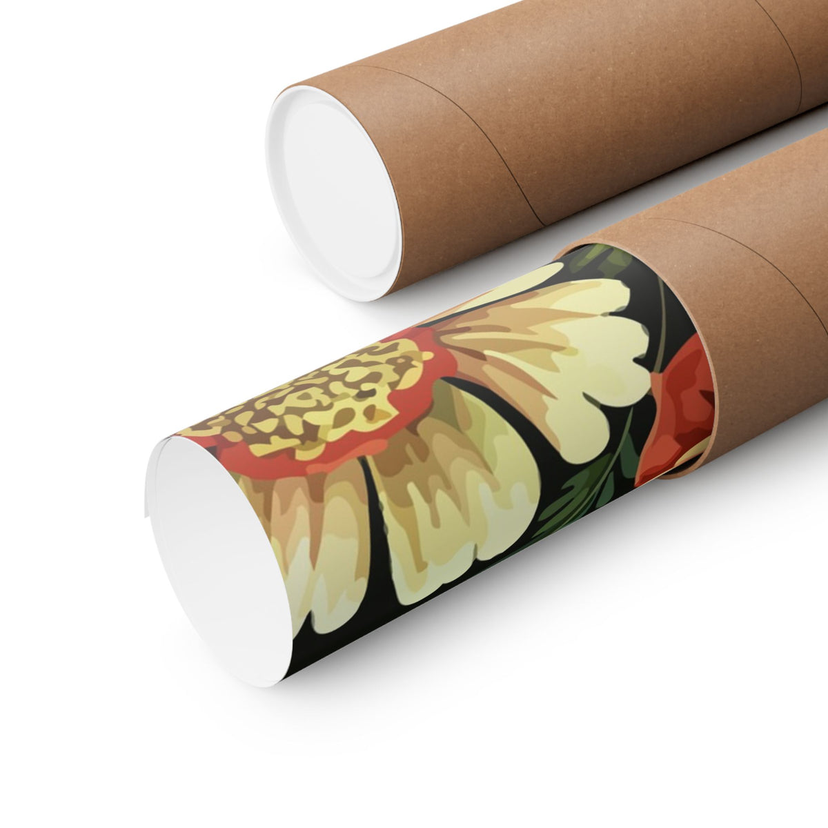 Folk Floral Pattern, Eastern European Inspired 01 - 18 in x 24 in Matte Poster