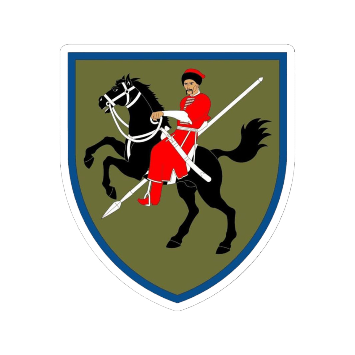 110th Mechanized Brigade (Ukraine) - 3" x 3" Kiss-Cut Sticker