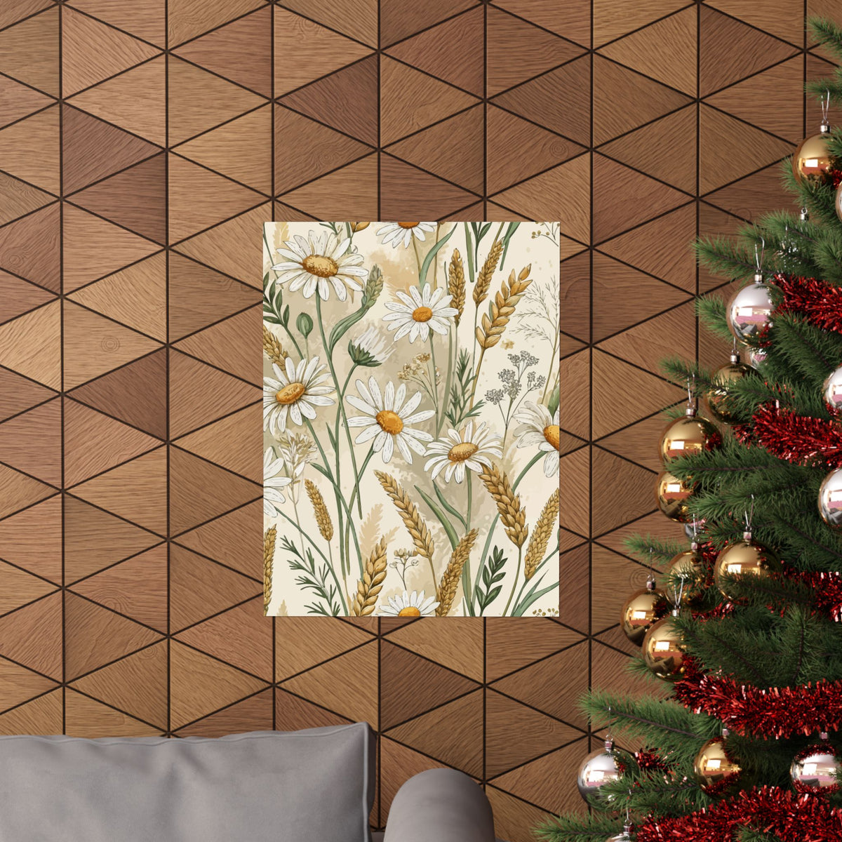 Wildflowers Pattern 131 - 18 in x 24 in Matte Poster