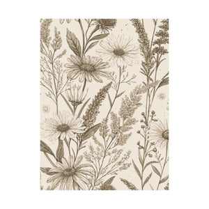 Wildflowers Pattern 046 - 18 in x 24 in Matte Poster