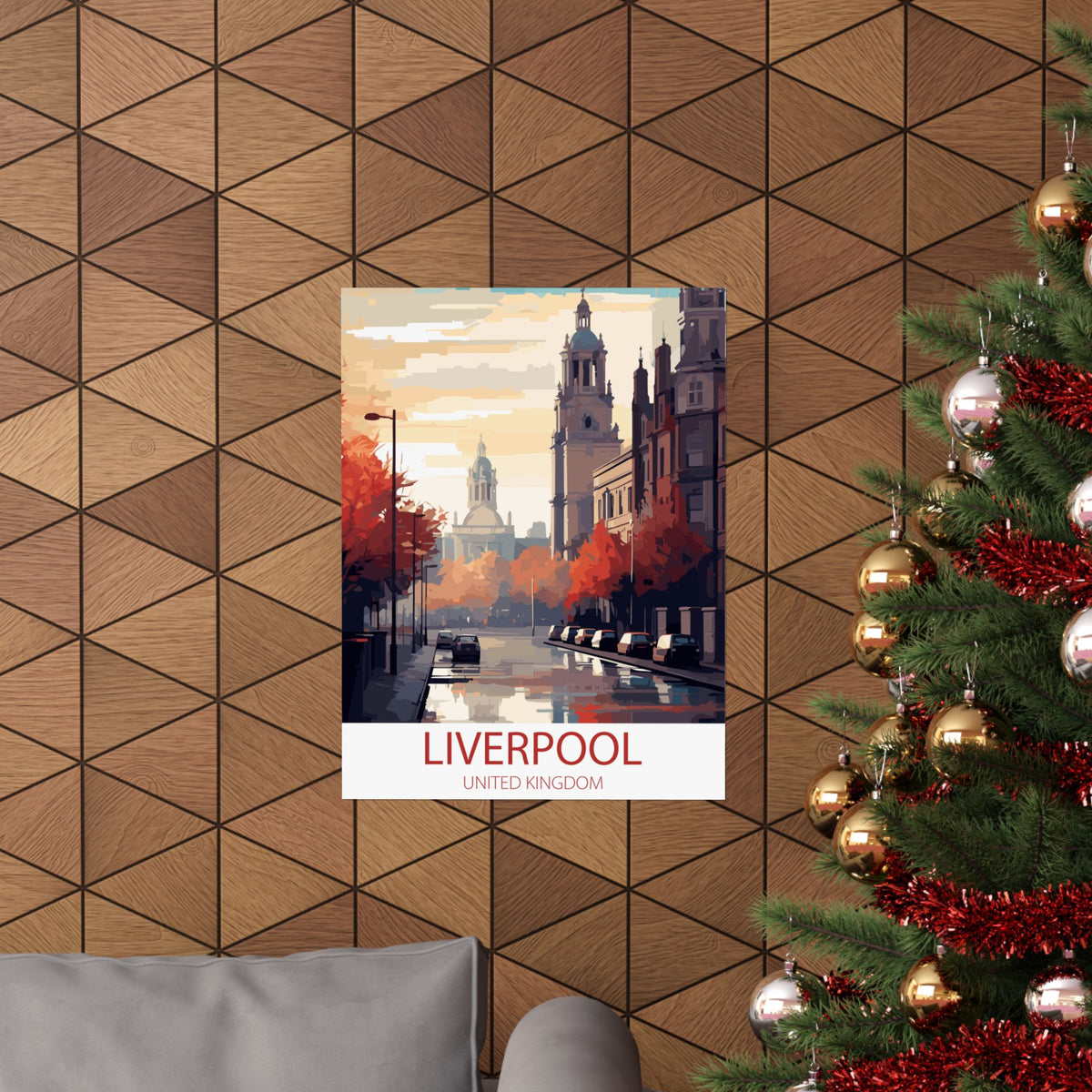Famous Travel Destinations - Liverpool, United Kingdom - 18 in x 24 in Matte Poster