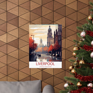 Famous Travel Destinations - Liverpool, United Kingdom - 18 in x 24 in Matte Poster