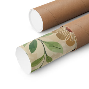 Folk Floral Pattern, Armenian Inspired 01 - 18 in x 24 in Matte Poster