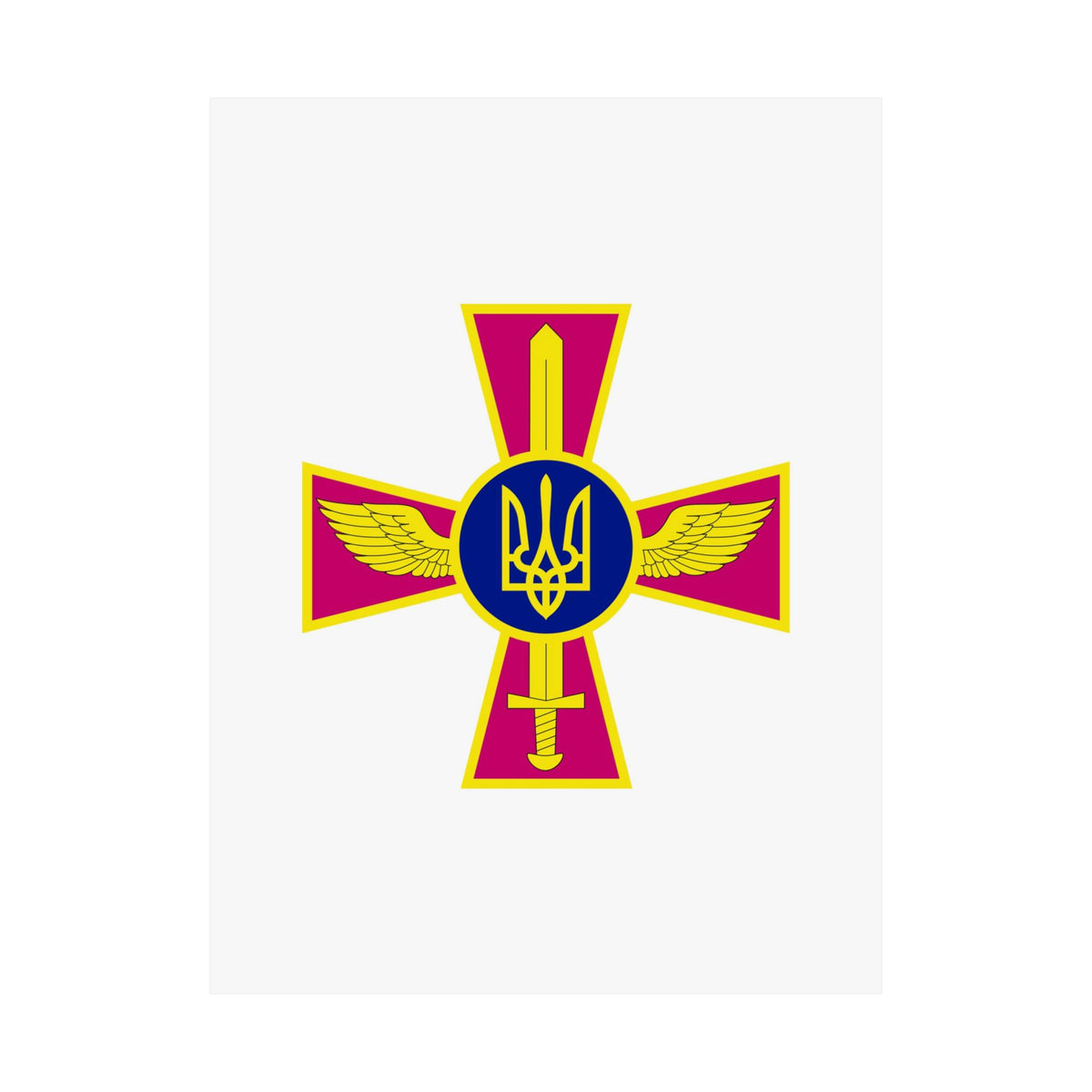 Ukrainian Air Force - 18 in x 24 in Matte Poster