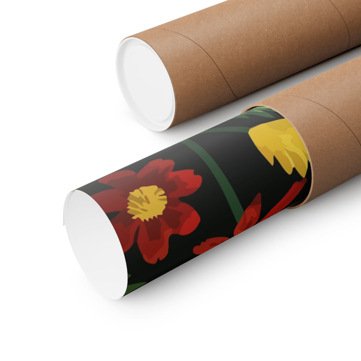 Folk Floral Pattern, Serbian Inspired 02 - 18 in x 24 in Matte Poster