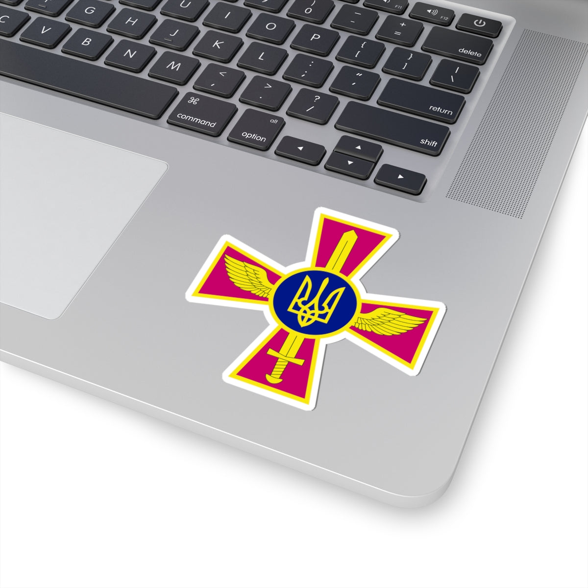 Ukrainian Air Force - 3" x 3" Kiss-Cut Sticker