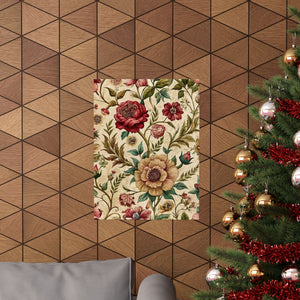Folk Floral Pattern, Iranian Inspired 04 - 18 in x 24 in Matte Poster