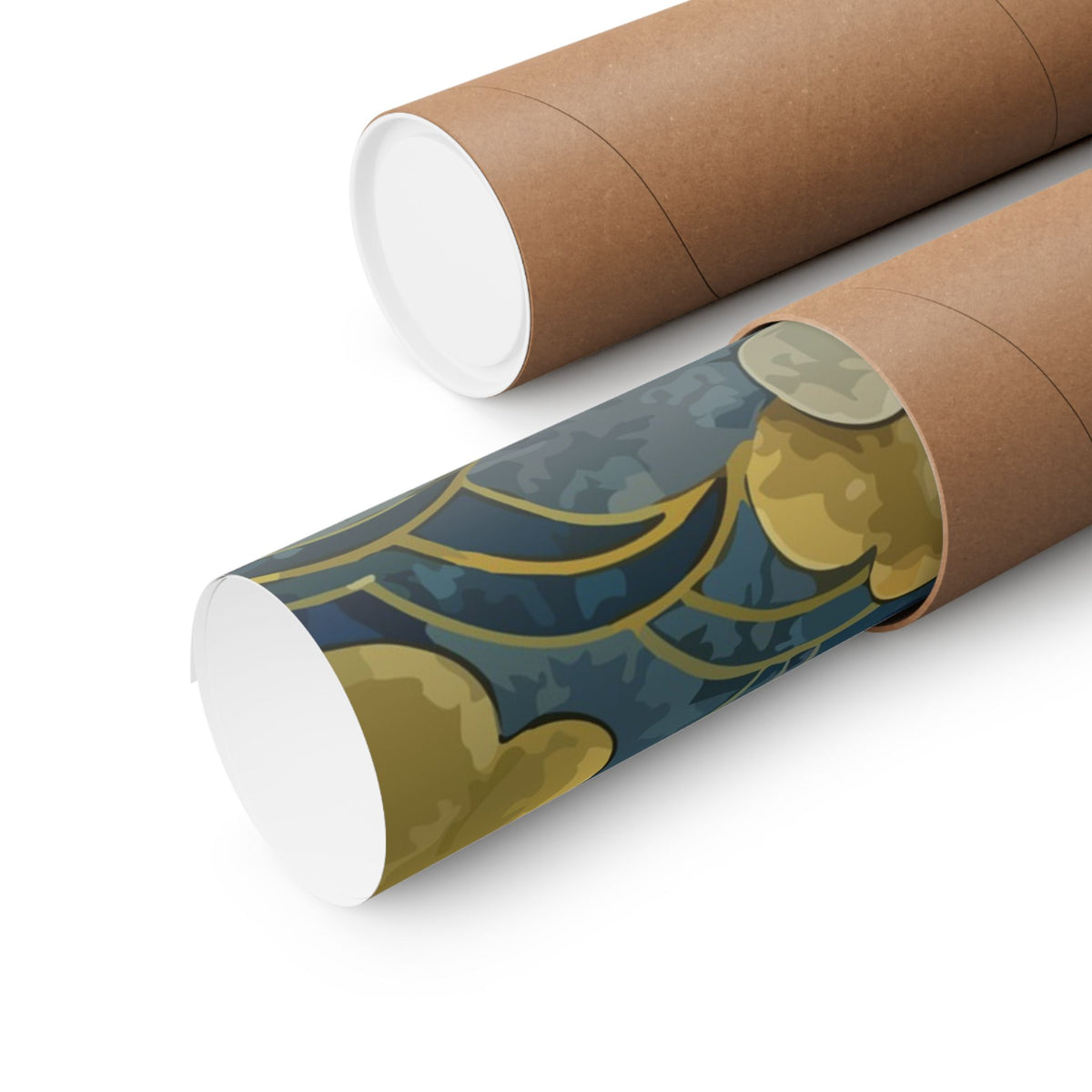 Folk Floral Pattern, Tibetan Inspired 01 - 18 in x 24 in Matte Poster