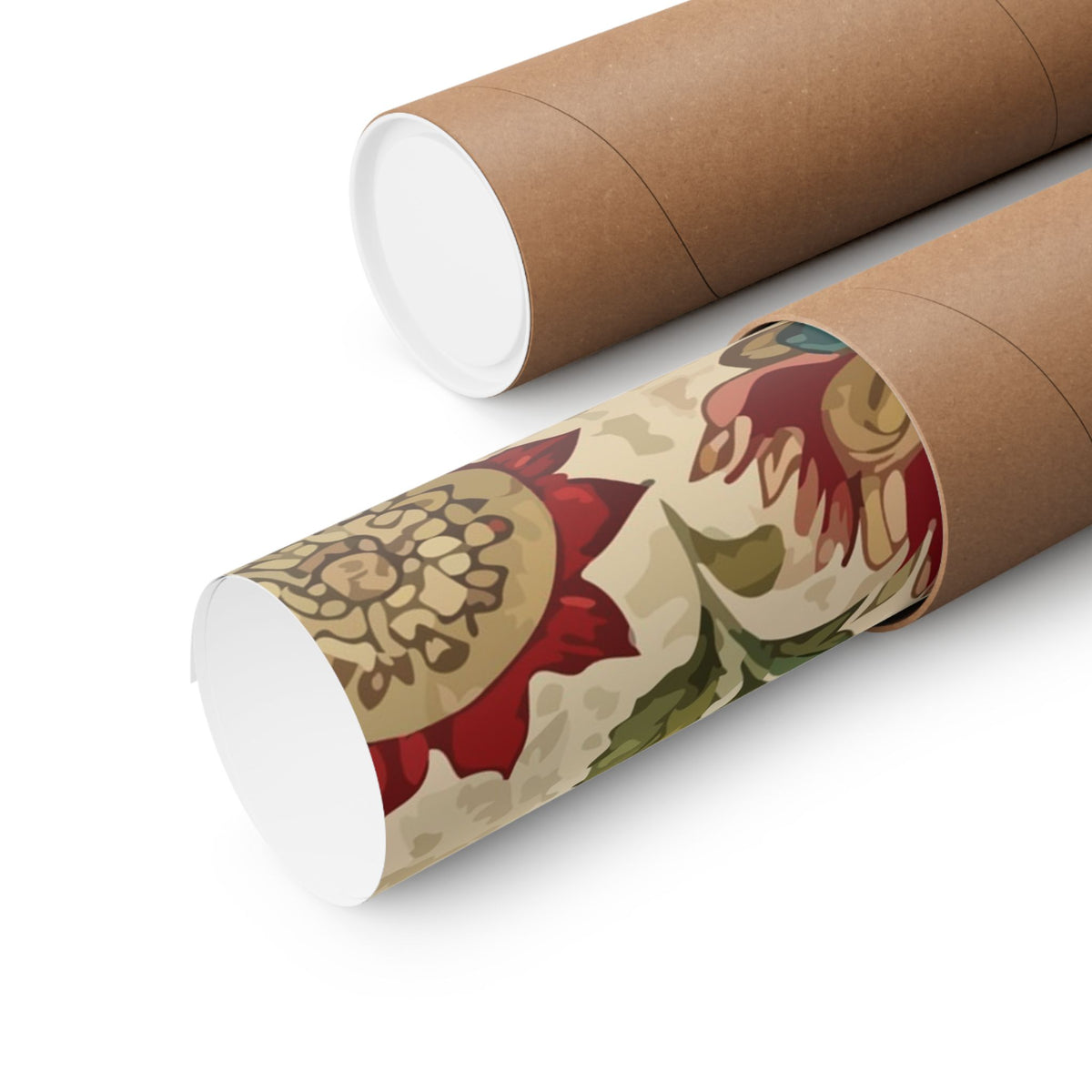 Folk Floral Pattern, Indian Inspired 06 - 18 in x 24 in Matte Poster