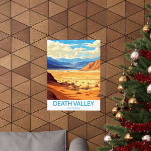 Famous Travel Destinations - Death Valley, California - 18 in x 24 in Matte Poster