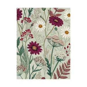 Wildflowers Pattern 034 - 18 in x 24 in Matte Poster