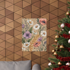 Wildflowers Pattern 096 - 18 in x 24 in Matte Poster