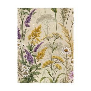 Wildflowers Pattern 130 - 18 in x 24 in Matte Poster
