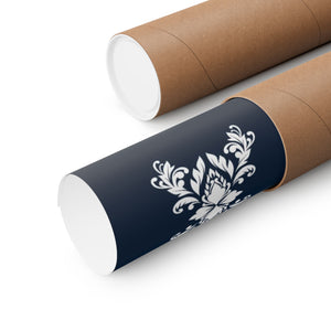 Damask Pattern 010 - 18 in x 24 in Matte Poster