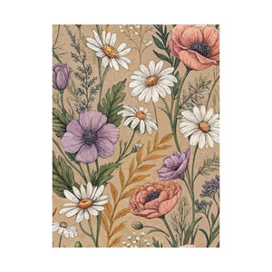 Wildflowers Pattern 096 - 18 in x 24 in Matte Poster