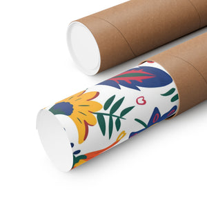 Mexican Floral Fiesta Pattern 021 - 18 in x 24 in Matte Poster