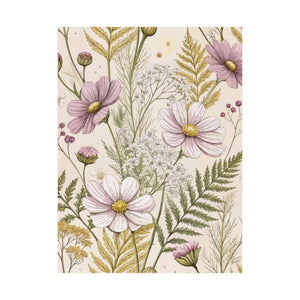 Wildflowers Pattern 092 - 18 in x 24 in Matte Poster