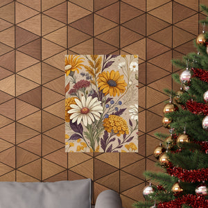 Wildflowers Pattern 023 - 18 in x 24 in Matte Poster
