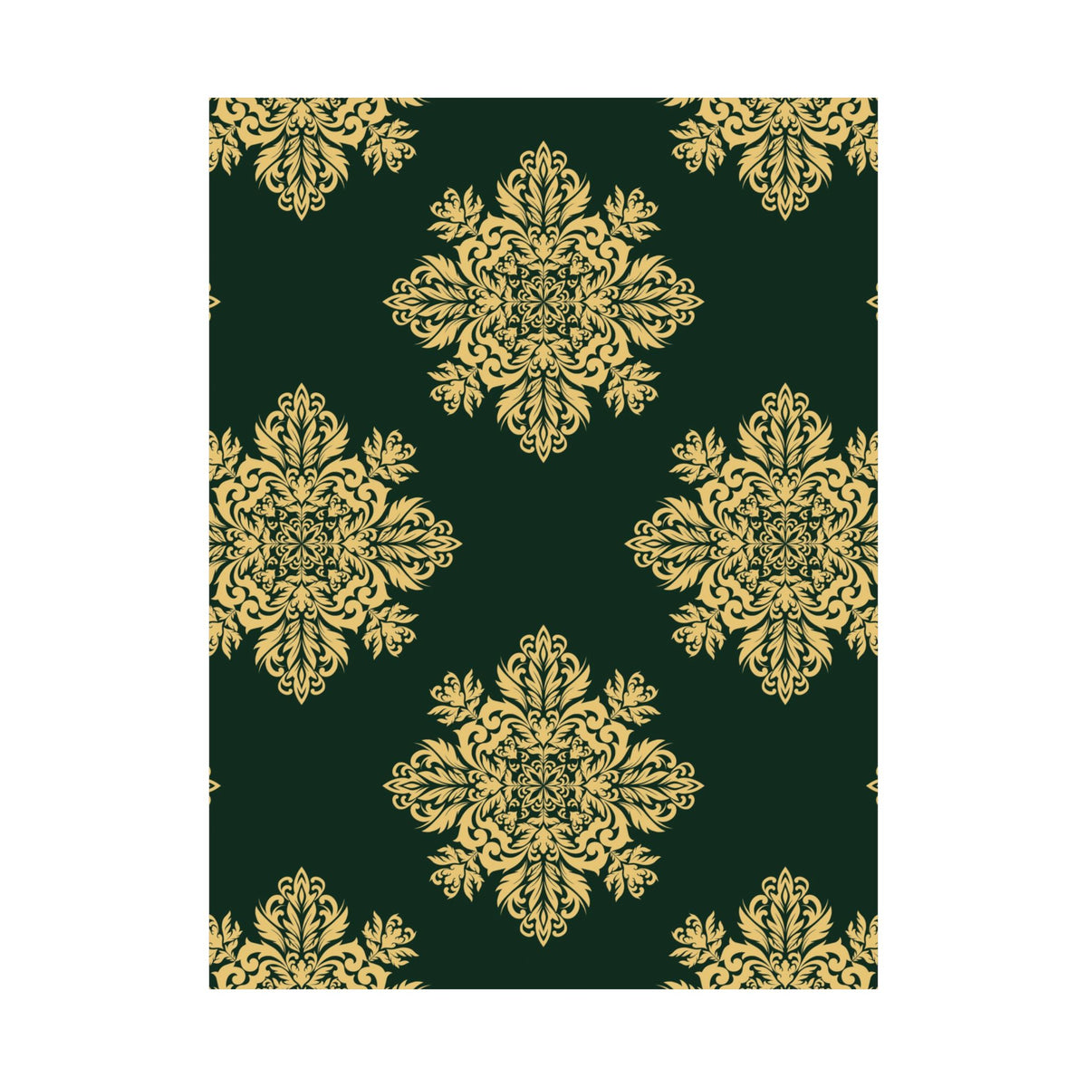 Damask Pattern 026 - 18 in x 24 in Matte Poster