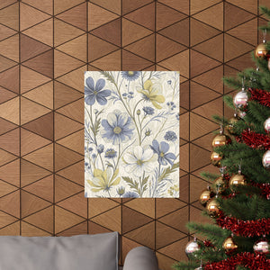 Wildflowers Pattern 098 - 18 in x 24 in Matte Poster