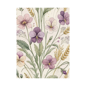 Wildflowers Pattern 121 - 18 in x 24 in Matte Poster