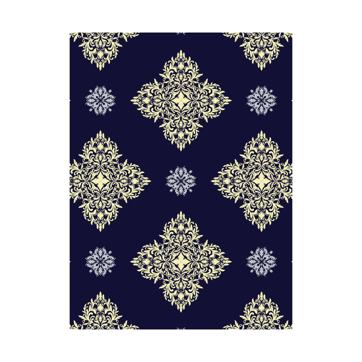Damask Pattern 031 - 18 in x 24 in Matte Poster