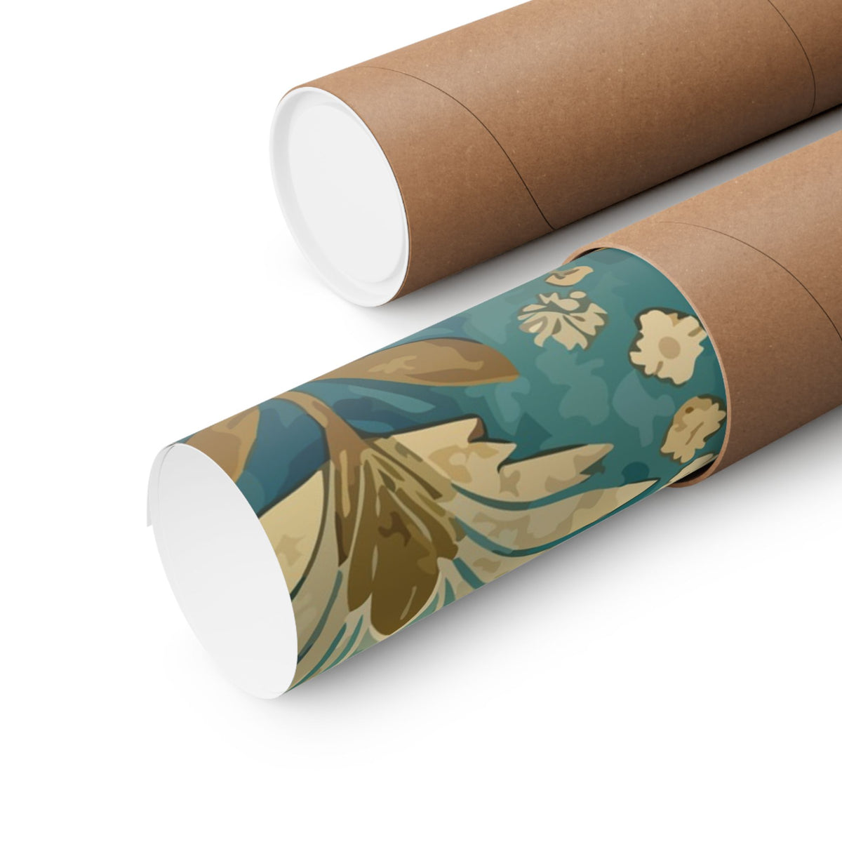 Folk Floral Pattern, Egyptian Inspired 02 - 18 in x 24 in Matte Poster