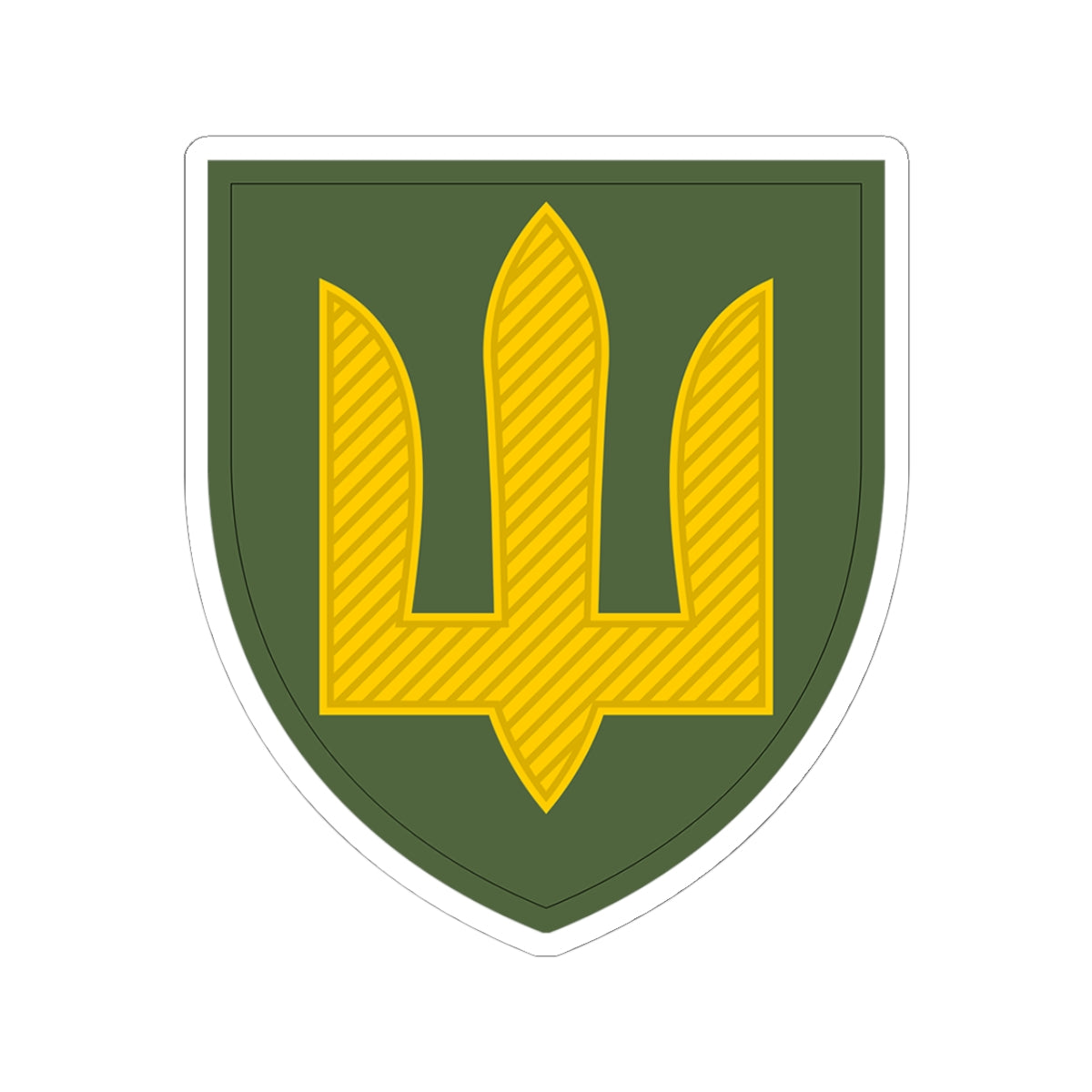 Ground Forces (Ukraine) - 3" x 3" Kiss-Cut Sticker