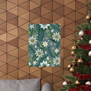 Folk Floral Pattern, Alpine Inspired 05 - 18 in x 24 in Matte Poster