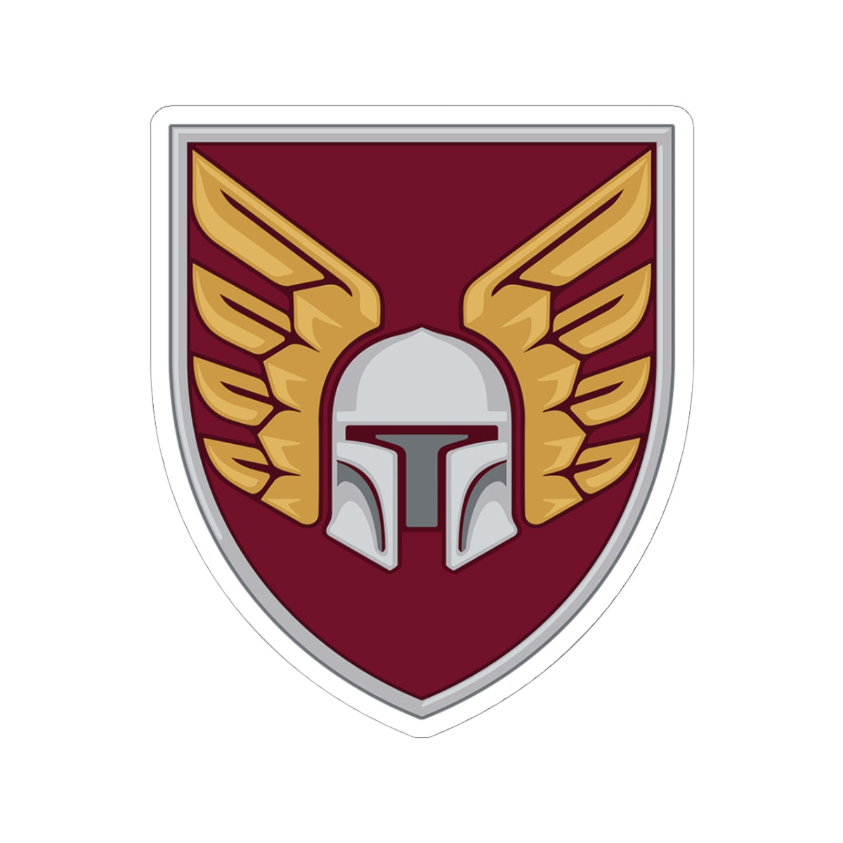 46th Airmobile Brigade (Ukraine) - 3" x 3" Kiss-Cut Sticker