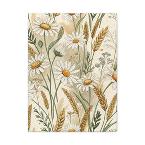 Wildflowers Pattern 131 - 18 in x 24 in Matte Canvas, Stretched, 1.25 in