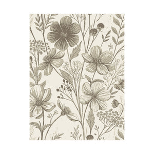 Wildflowers Pattern 097 - 18 in x 24 in Matte Poster