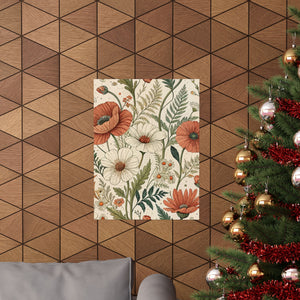 Wildflowers Pattern 017 - 18 in x 24 in Matte Poster
