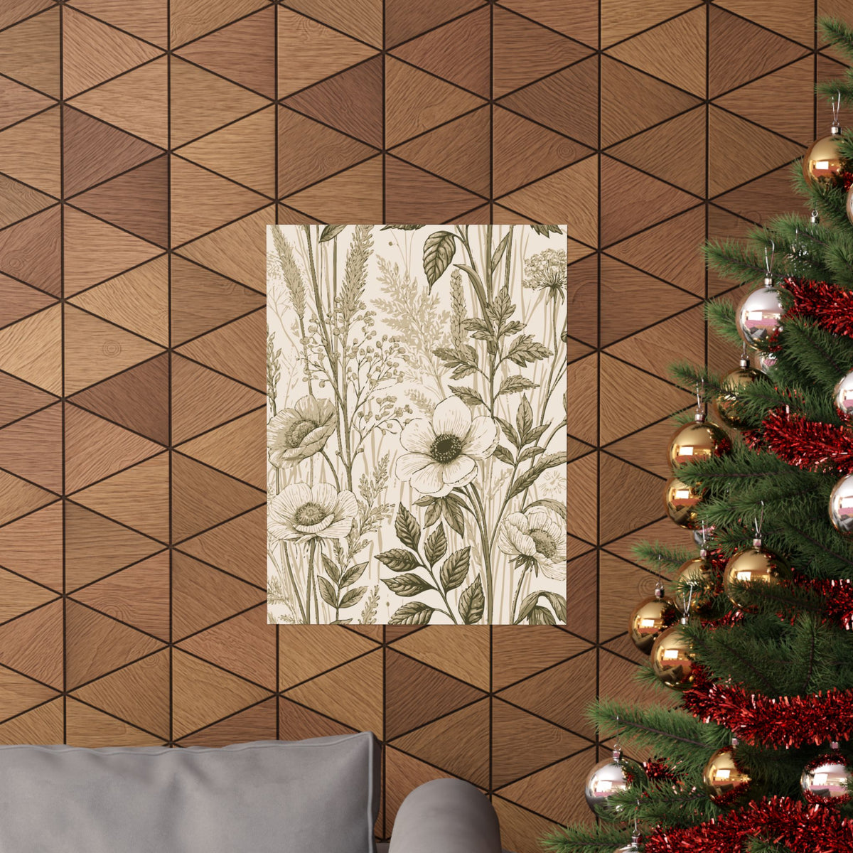 Wildflowers Pattern 117 - 18 in x 24 in Matte Poster