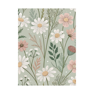 Wildflowers Pattern 144 - 18 in x 24 in Matte Poster