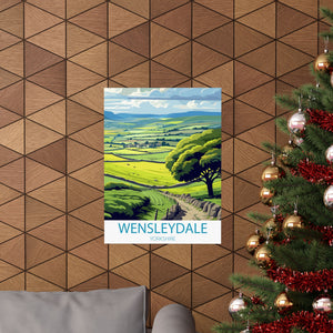 Famous Travel Destinations - Wensleydale, Yorkshire, England - 18 in x 24 in Matte Poster