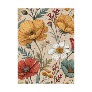 Wildflowers Pattern 031 - 18 in x 24 in Matte Poster