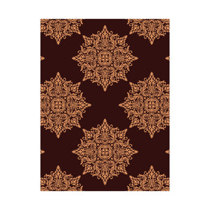 Damask Pattern 012 - 18 in x 24 in Matte Poster