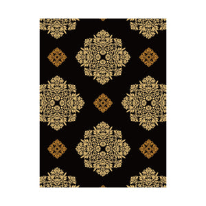 Damask Pattern 030 - 18 in x 24 in Matte Poster