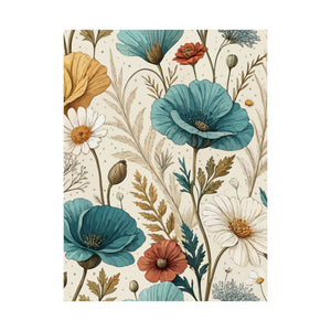 Wildflowers Pattern 074 - 18 in x 24 in Matte Poster