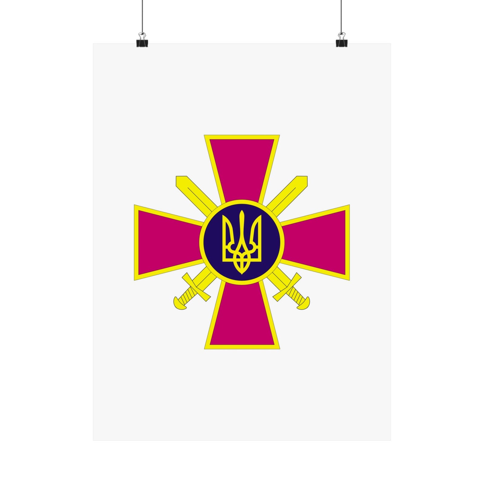 Ukrainian Ground Forces - 18 in x 24 in Matte Poster