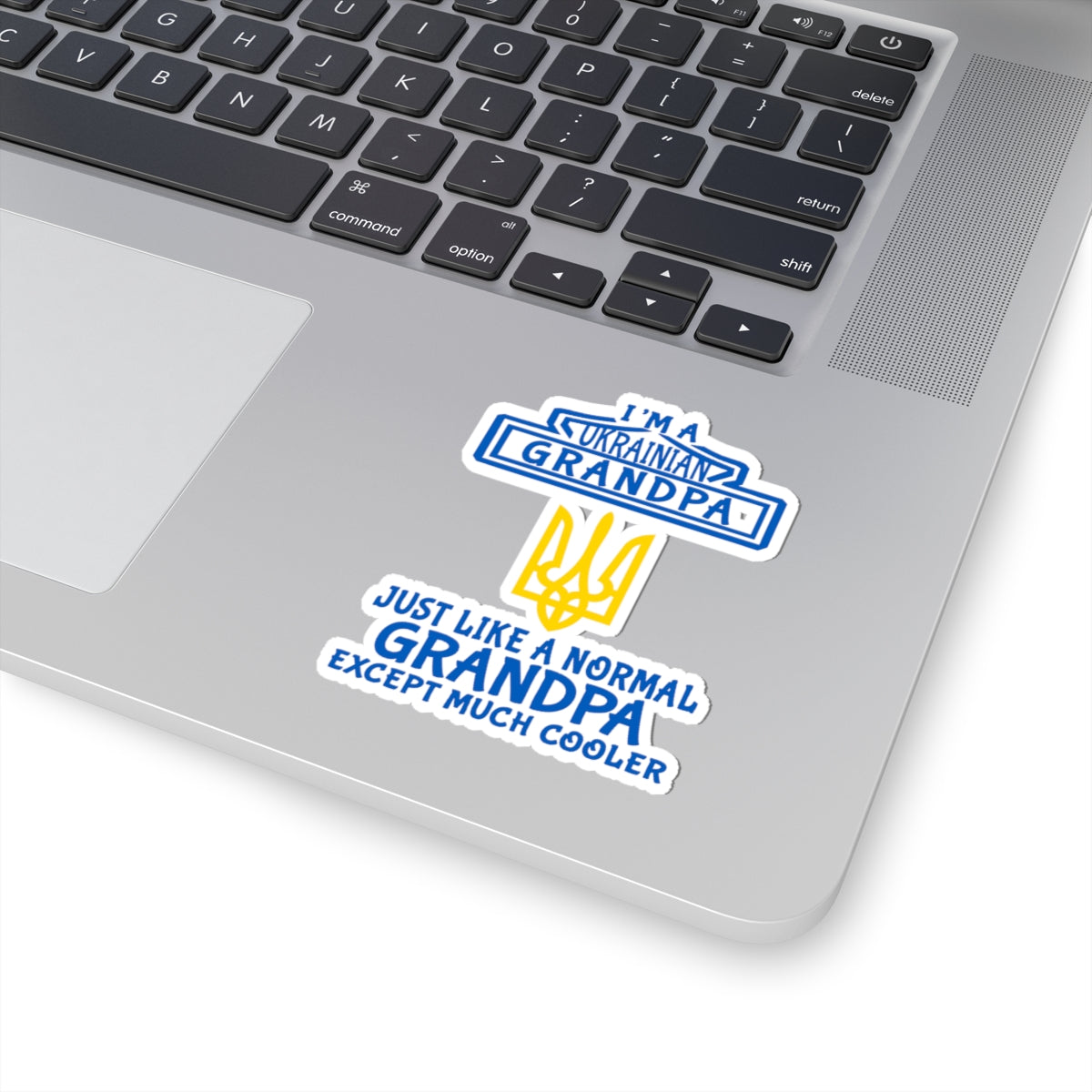 Ukrainian Grandpa - 3" x 3" Kiss-Cut Sticker