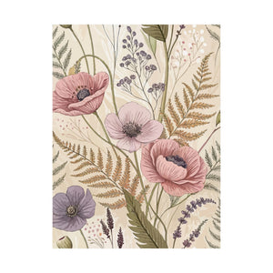 Wildflowers Pattern 155 - 18 in x 24 in Matte Poster